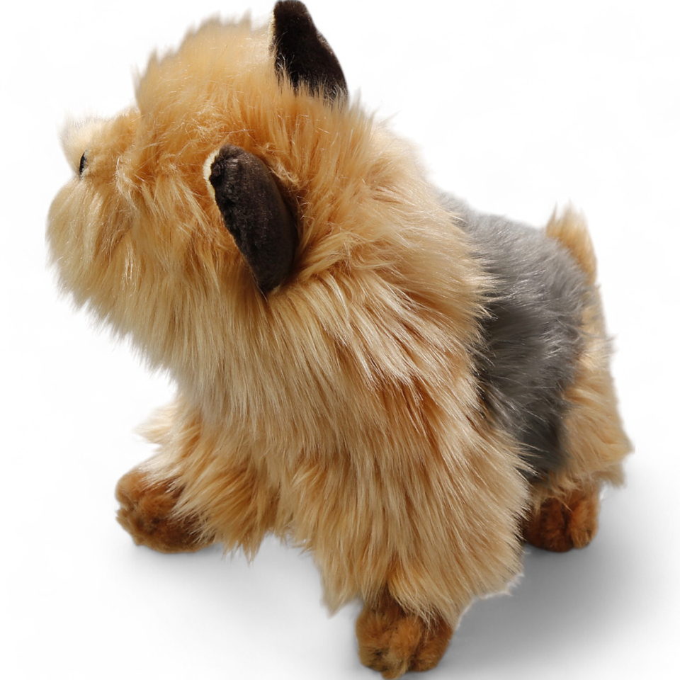 Plüschtier: Australischer Terrier sitzend | Kuscheltier | Stofftier