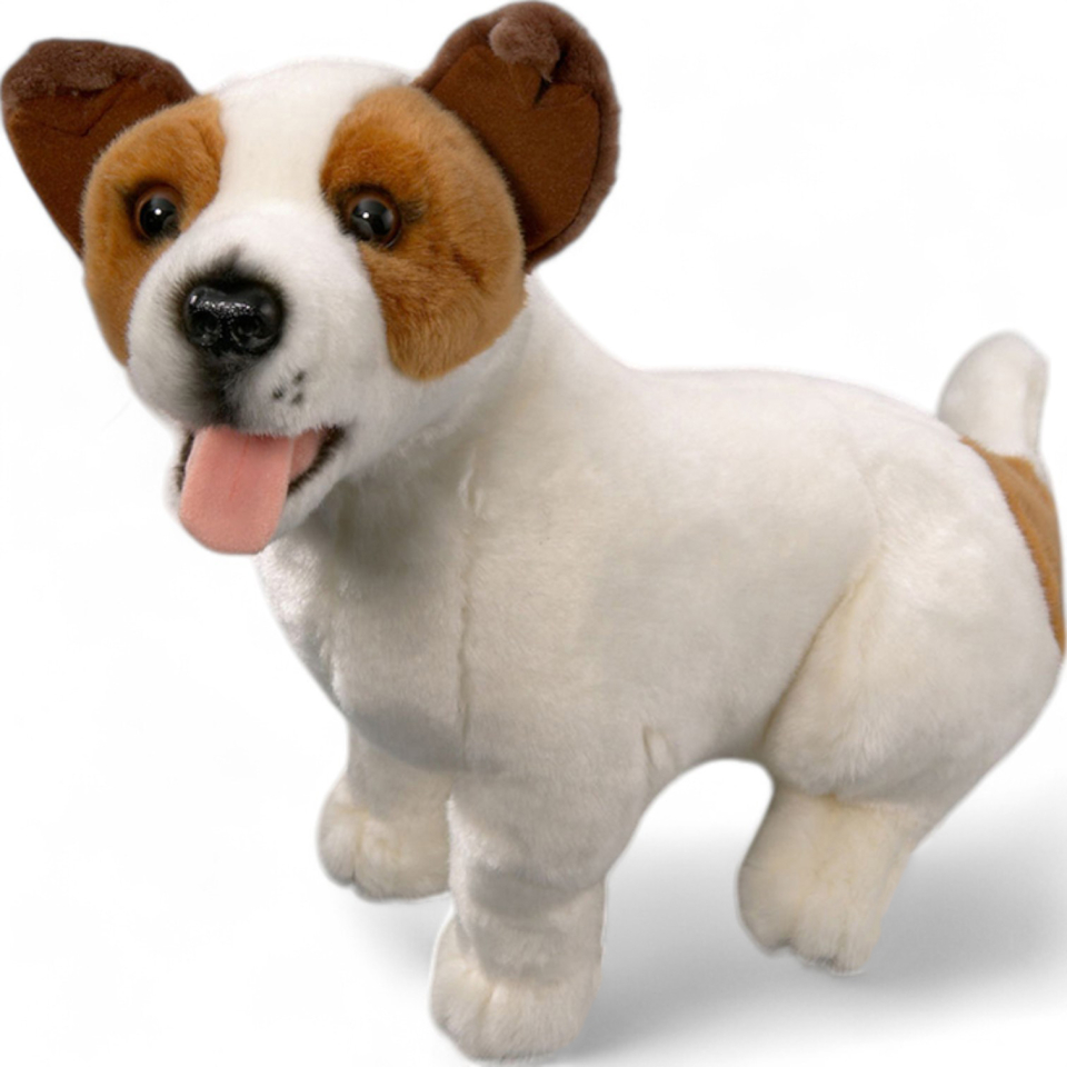 Plüschtier: Jack Russel sitzend | Kuscheltier | Stofftier