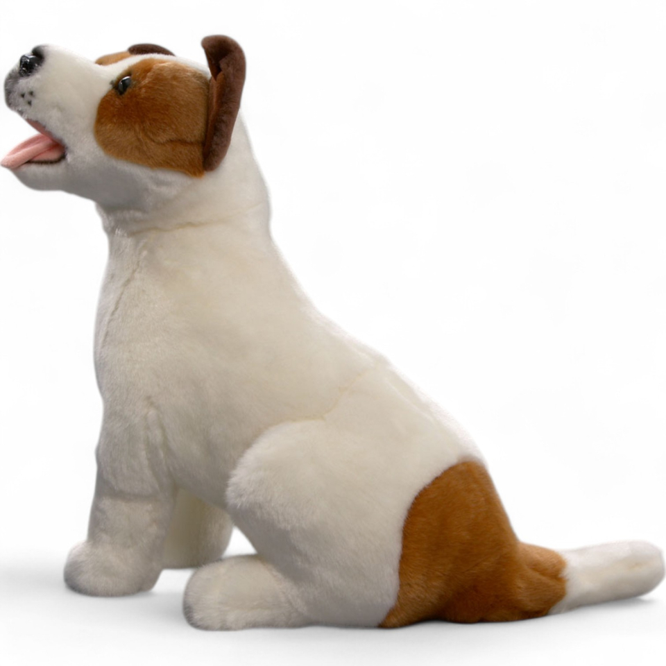 Plüschtier: Jack Russel sitzend | Kuscheltier | Stofftier