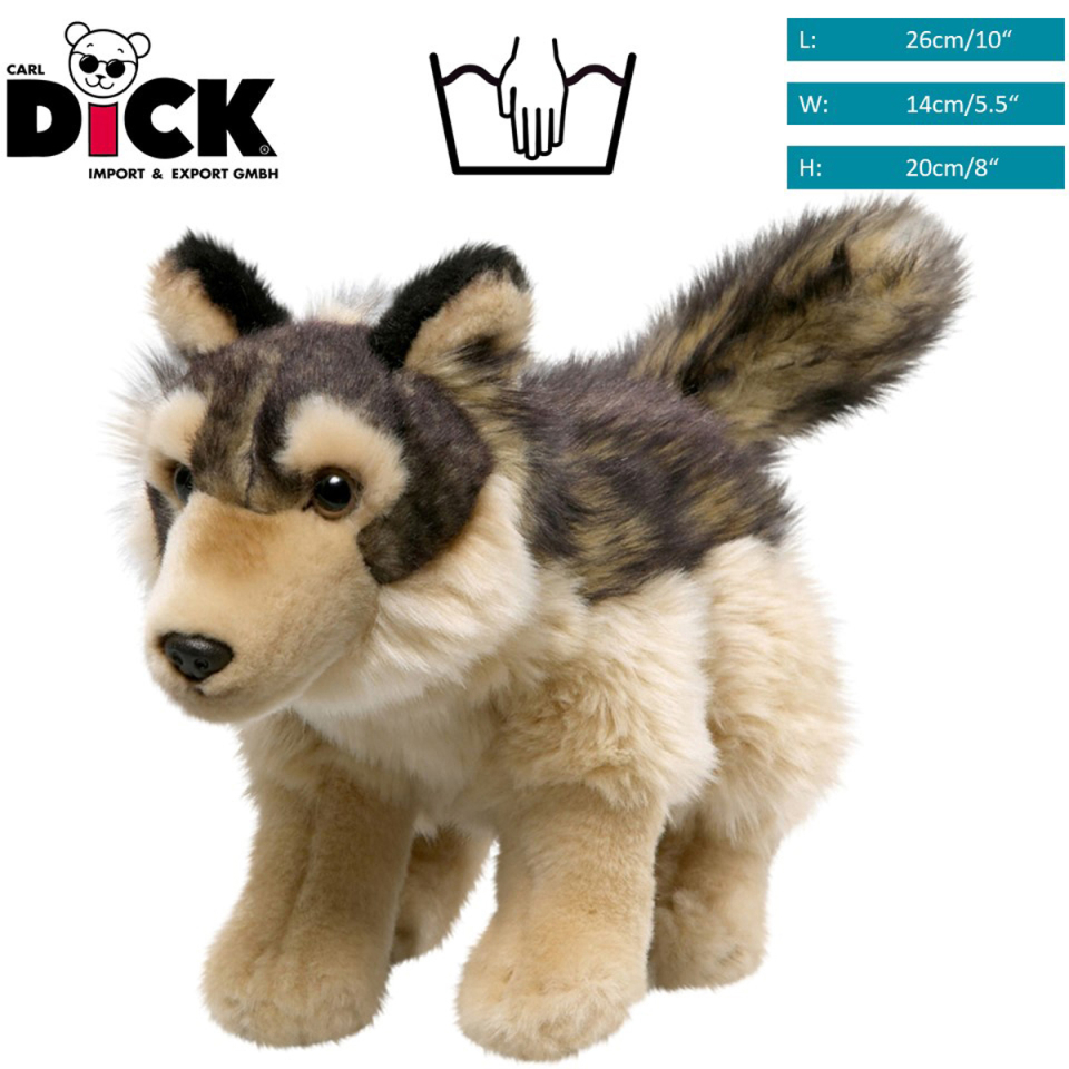 Plüschtier: Wolf stehend | Kuscheltier | Stofftier