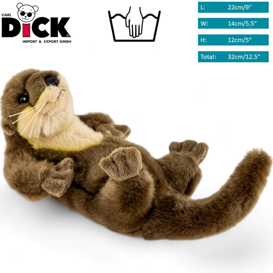 Otter lying | soft toy | stuffed animal | plush toy