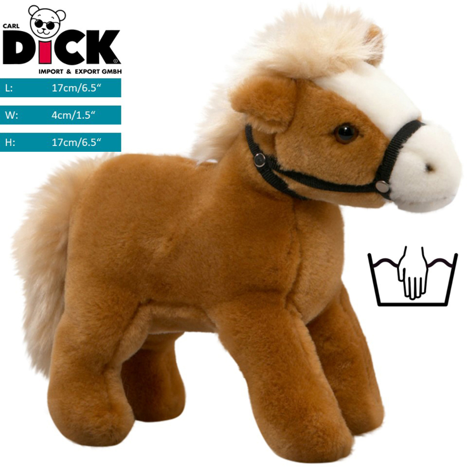 Horse standing beige | soft toy | stuffed animal | plush toy