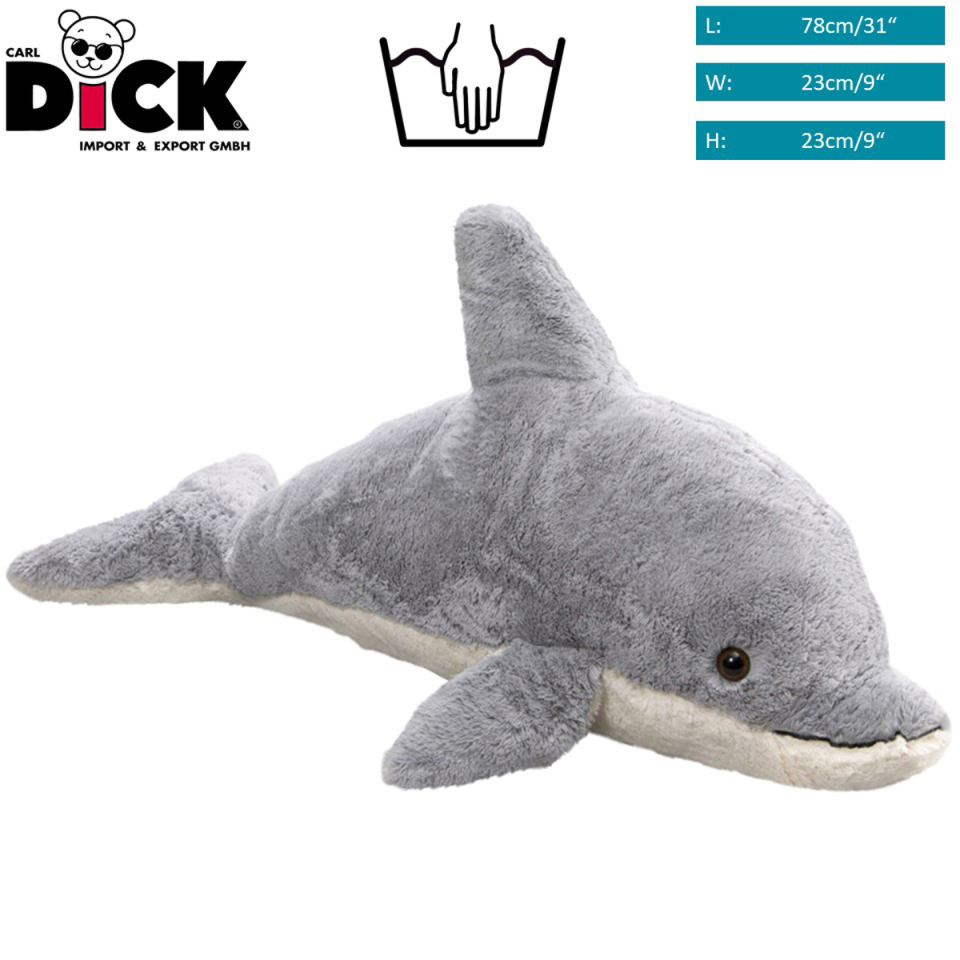 Plüschtier: Delfin superweich | Kuscheltier | Stofftier