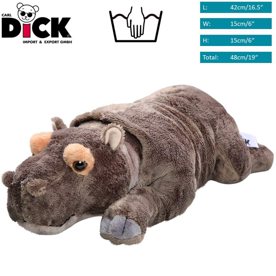 Plüschtier: Nilpferd | Kuscheltier | Stofftier