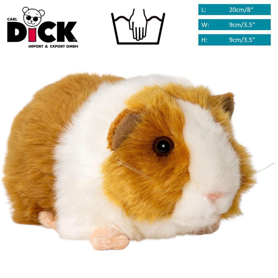 Plüschtier: Meerschweinchen braun-weiß | Kuscheltier | Stofftier