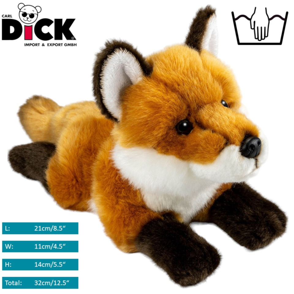 Fox lying | soft toy | stuffed animal | plush toy