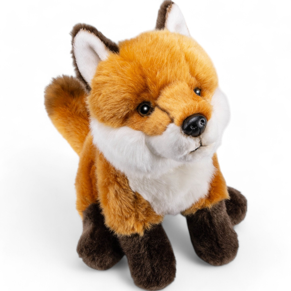 Plüschtier: Fuchs sitzend | Kuscheltier | Stofftier