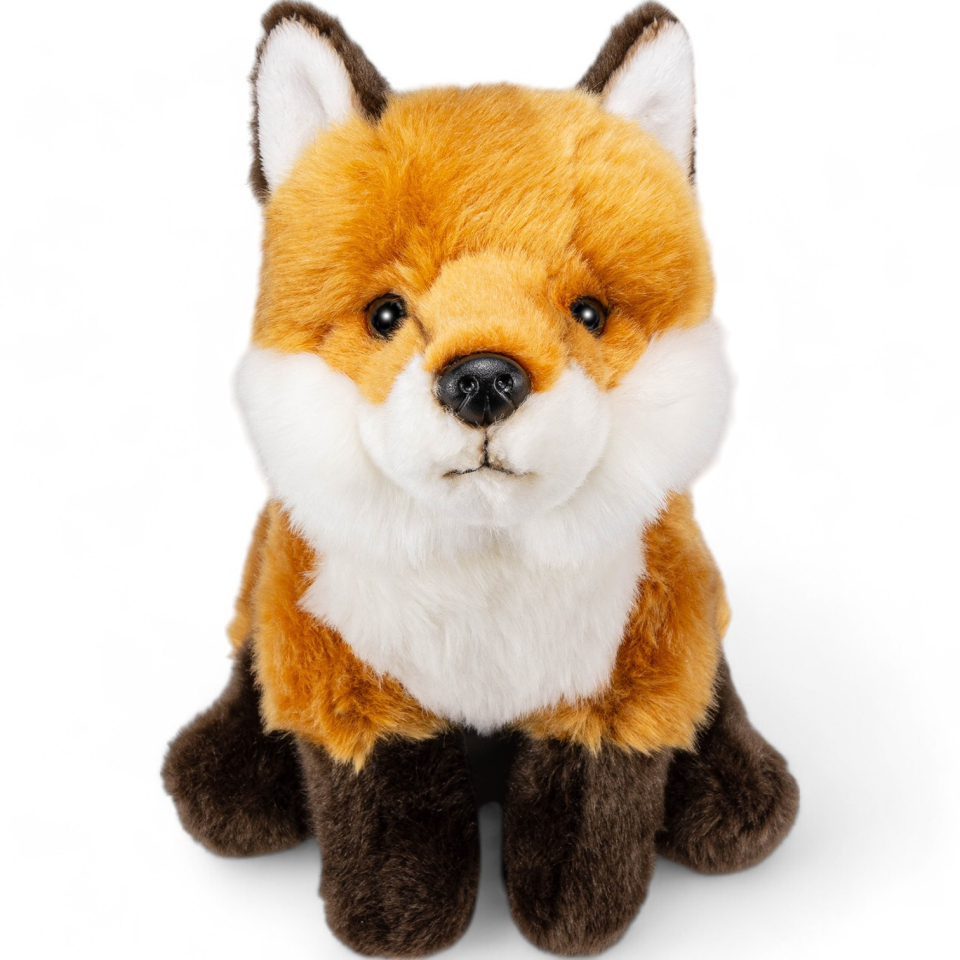 Plüschtier: Fuchs sitzend | Kuscheltier | Stofftier