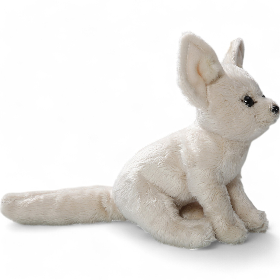 Plüschtier: Fuchs, Wüstenfuchs, Fennek sitzend | Kuscheltier | Stofftier