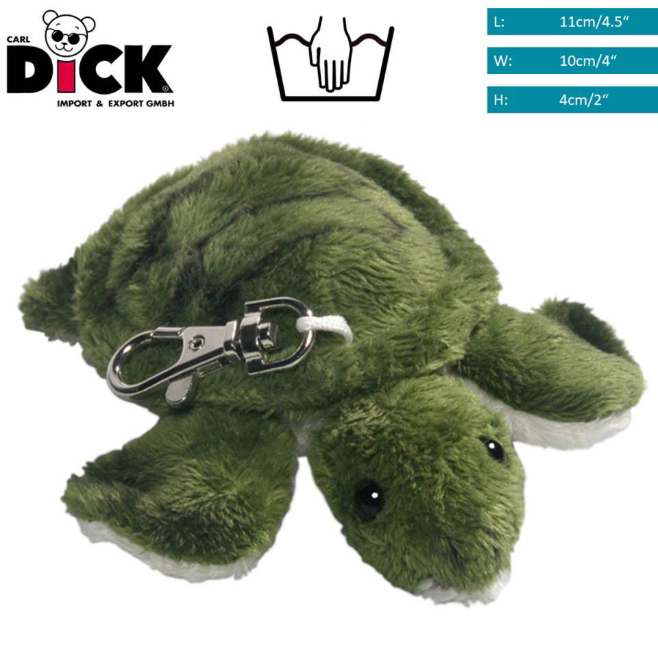 Plüschtier: Schildkröte Schlüsselanhänger | Kuscheltier | Stofftier