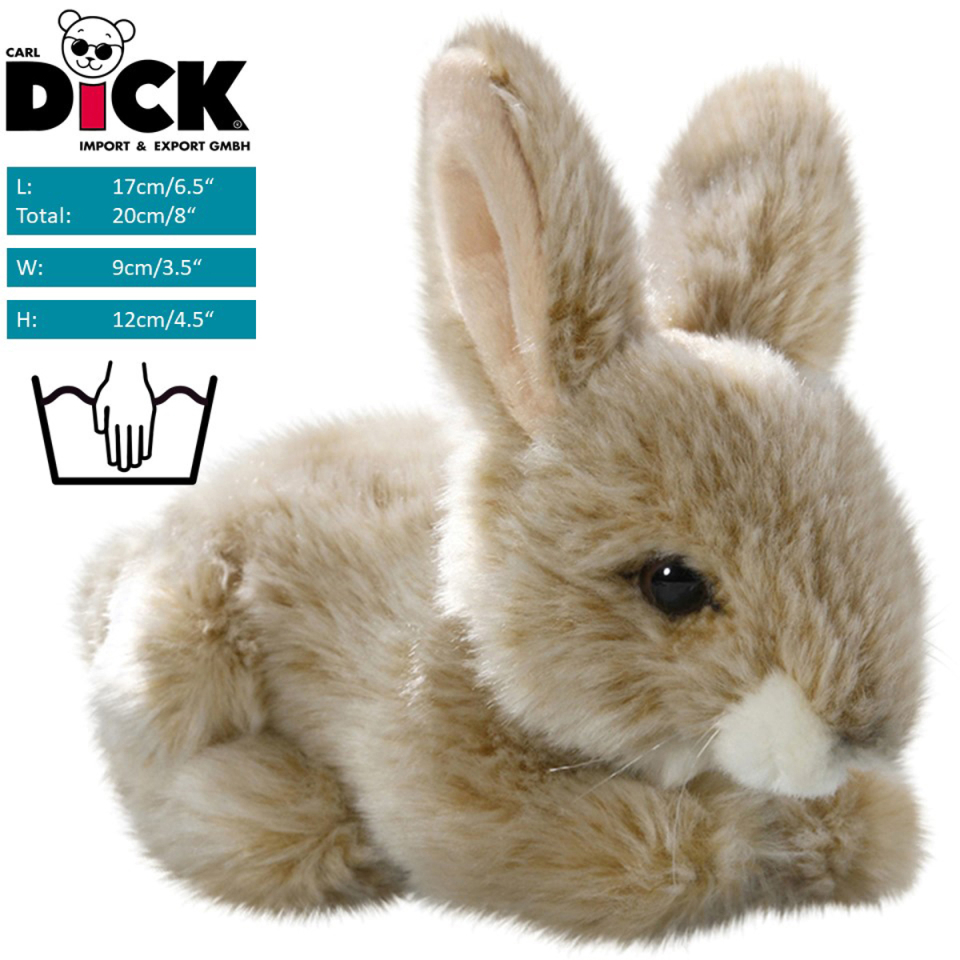 Rabbit Bunny sitting beige | soft toy | stuffed animal | plush toy
