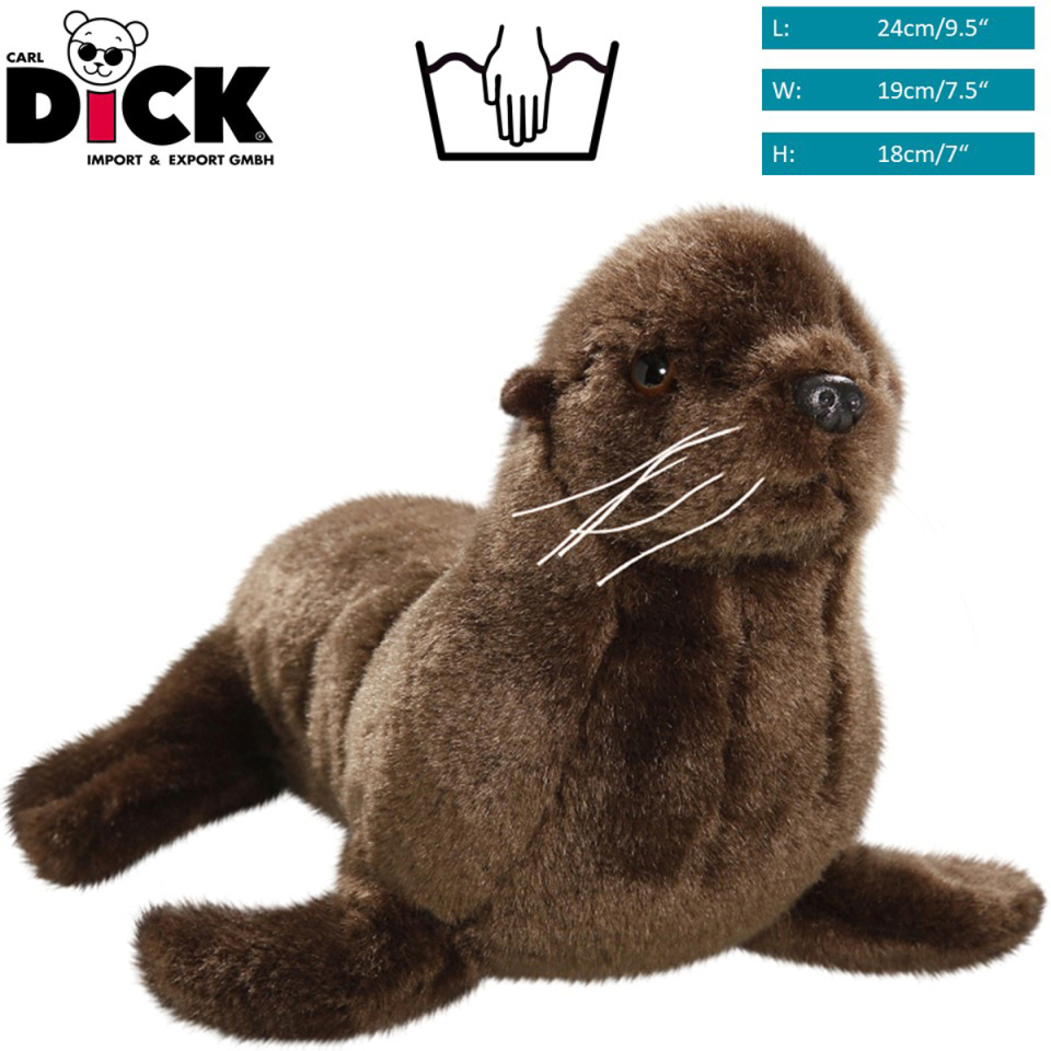 Plüschtier: Seelöwe braun | Kuscheltier | Stofftier