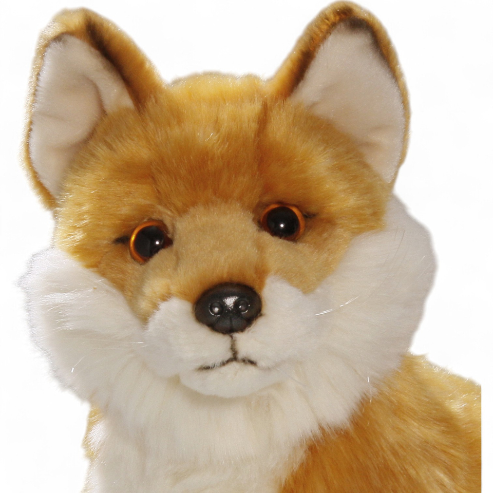 Plüschtier: Fuchs sitzend | Kuscheltier | Stofftier