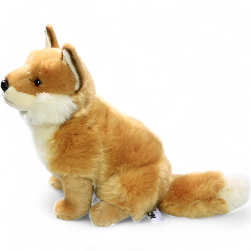 Plüschtier: Fuchs sitzend | Kuscheltier | Stofftier