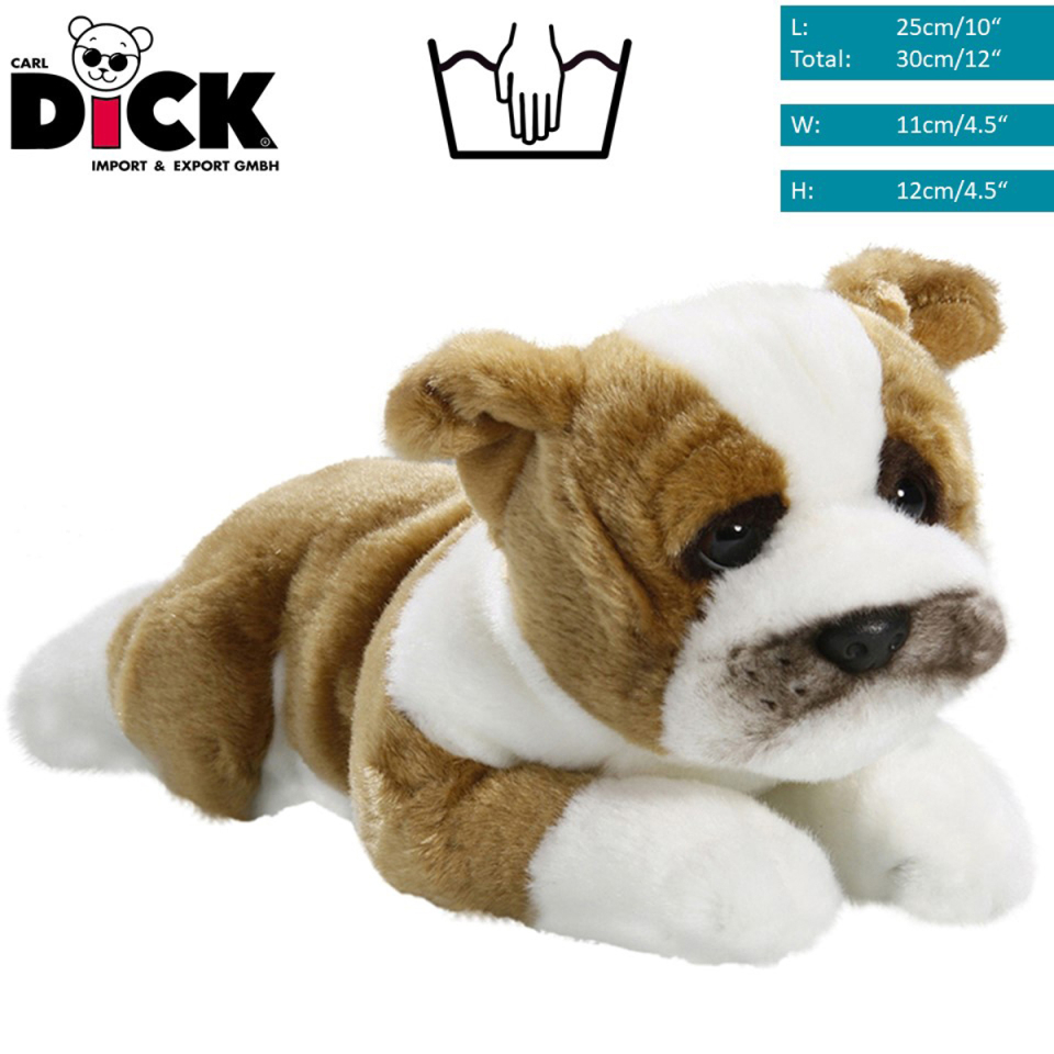 French Bull Dog lying | soft toy | stuffed animal | plush toy