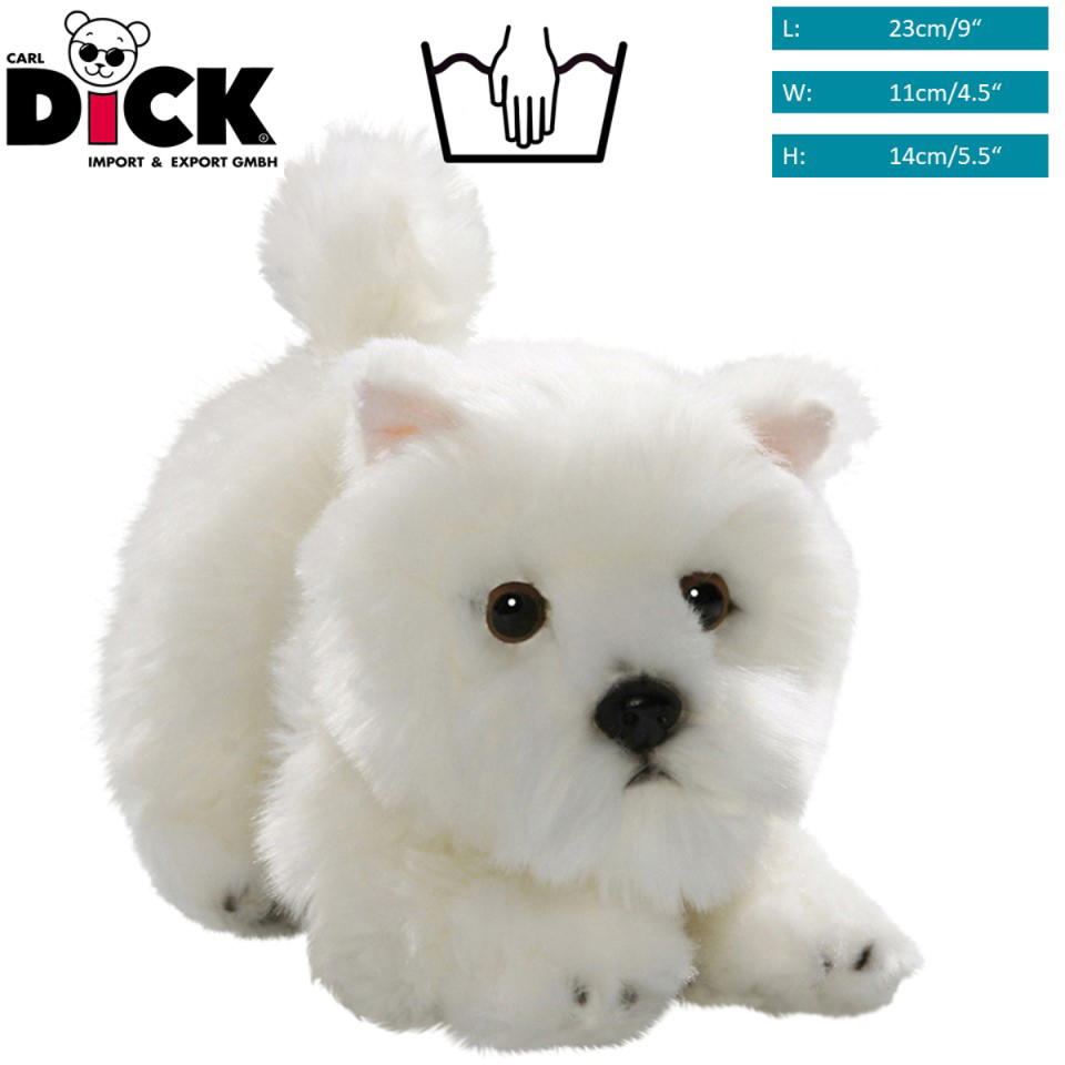 Plüschtier: Westie, West Highland Terrier Floppy | Kuscheltier | Stofftier