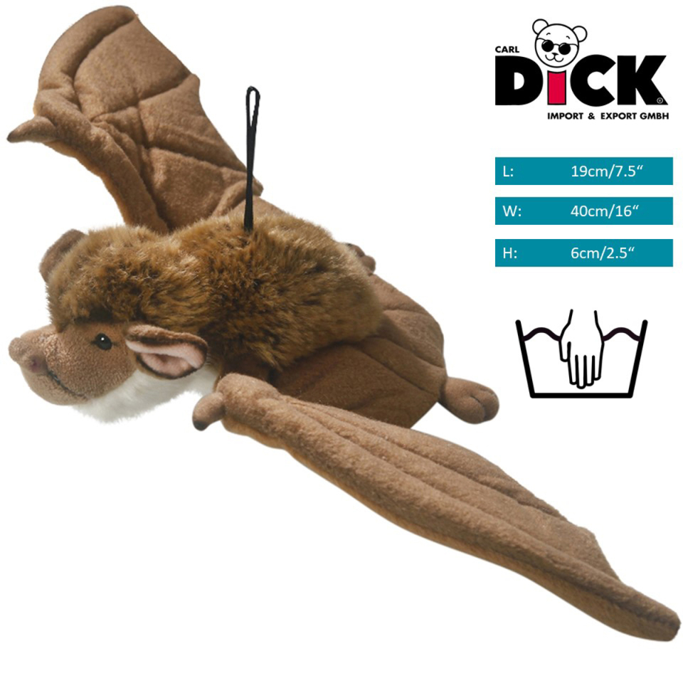 Bat with string | soft toy | stuffed animal | plush toy