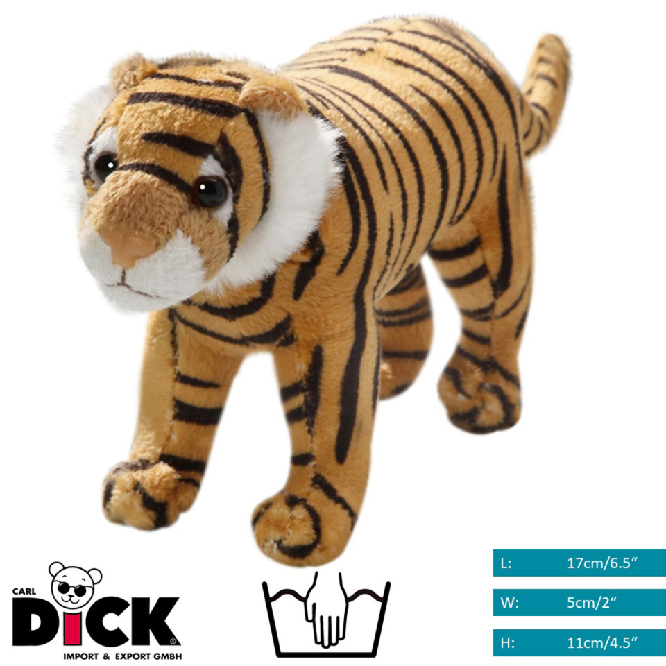 Tiger brown standing | soft toy | stuffed animal | plush toy