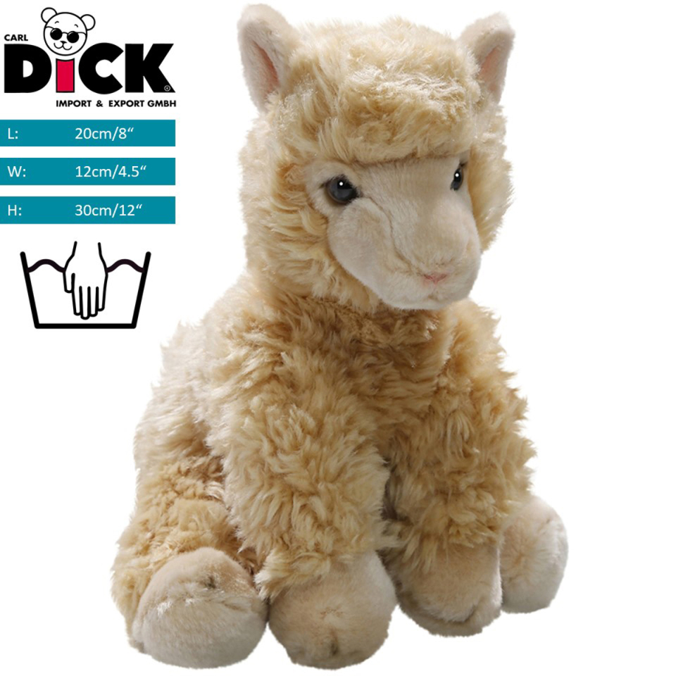 Alpaca sitting | soft toy | stuffed animal | plush toy