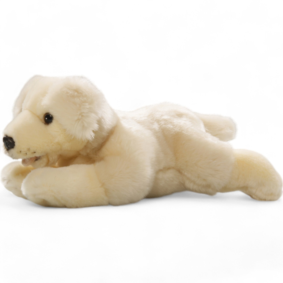 Plüschtier: Golden Retriever Welpe liegend | Kuscheltier | Stofftier