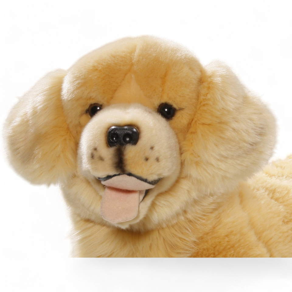Golden Retriever lying | soft toy | stuffed animal | plush toy