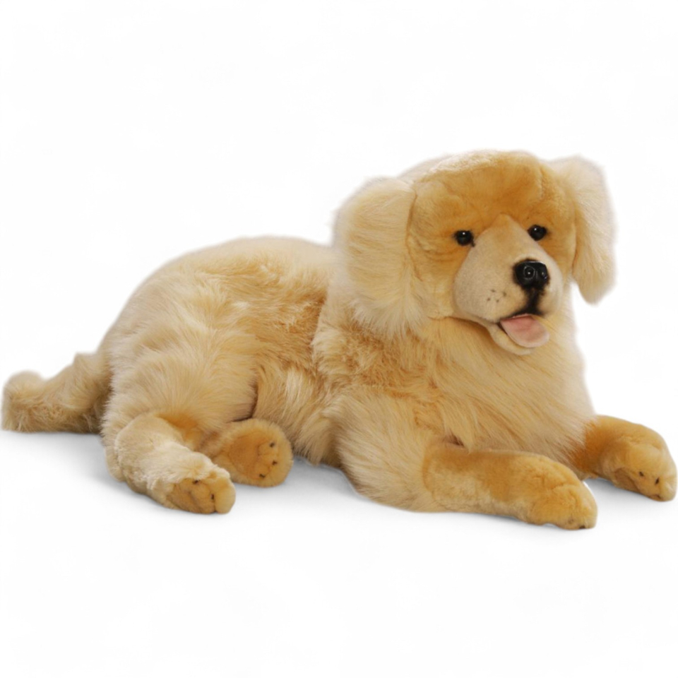 Plüschtier: Golden Retriever liegend | Kuscheltier | Stofftier