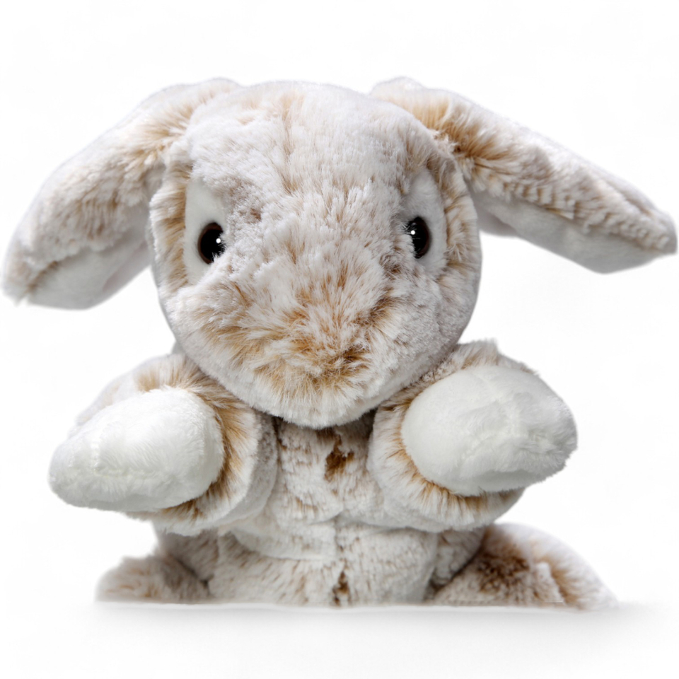 Plüschtier: Hase sitzend beige | Kuscheltier | Stofftier