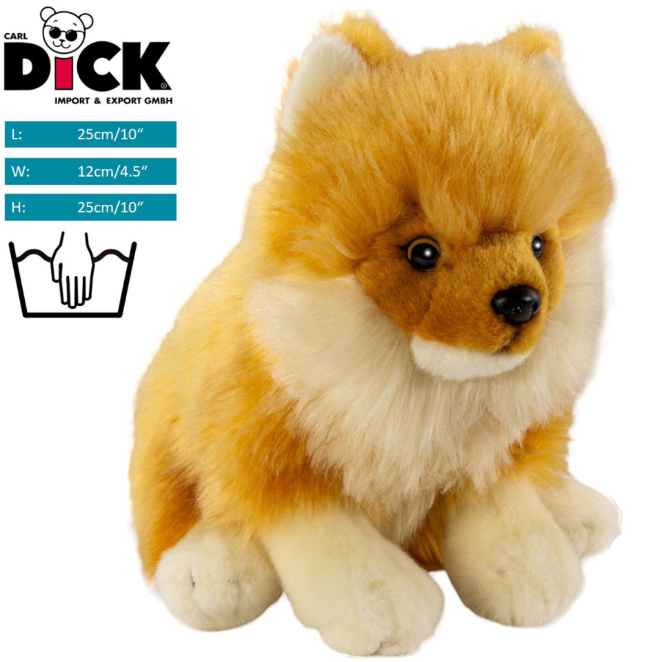 Pomeranian Dog, Dwarf Spitz | soft toy | stuffed animal | plush toy