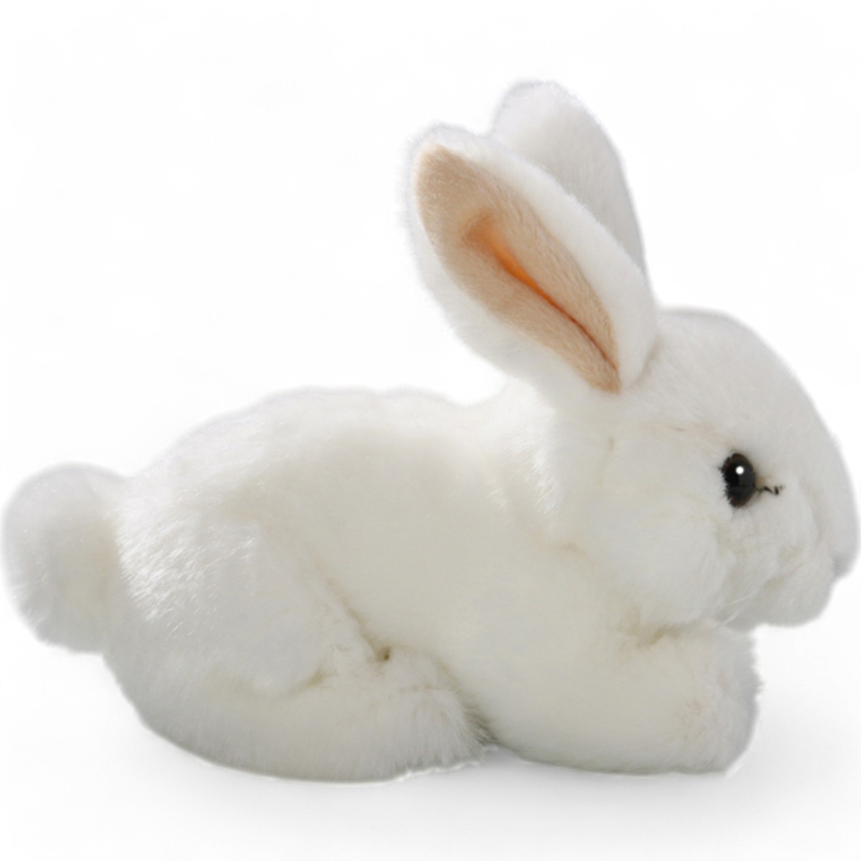 Rabbit Bunny sitting white | soft toy | stuffed animal | plush toy