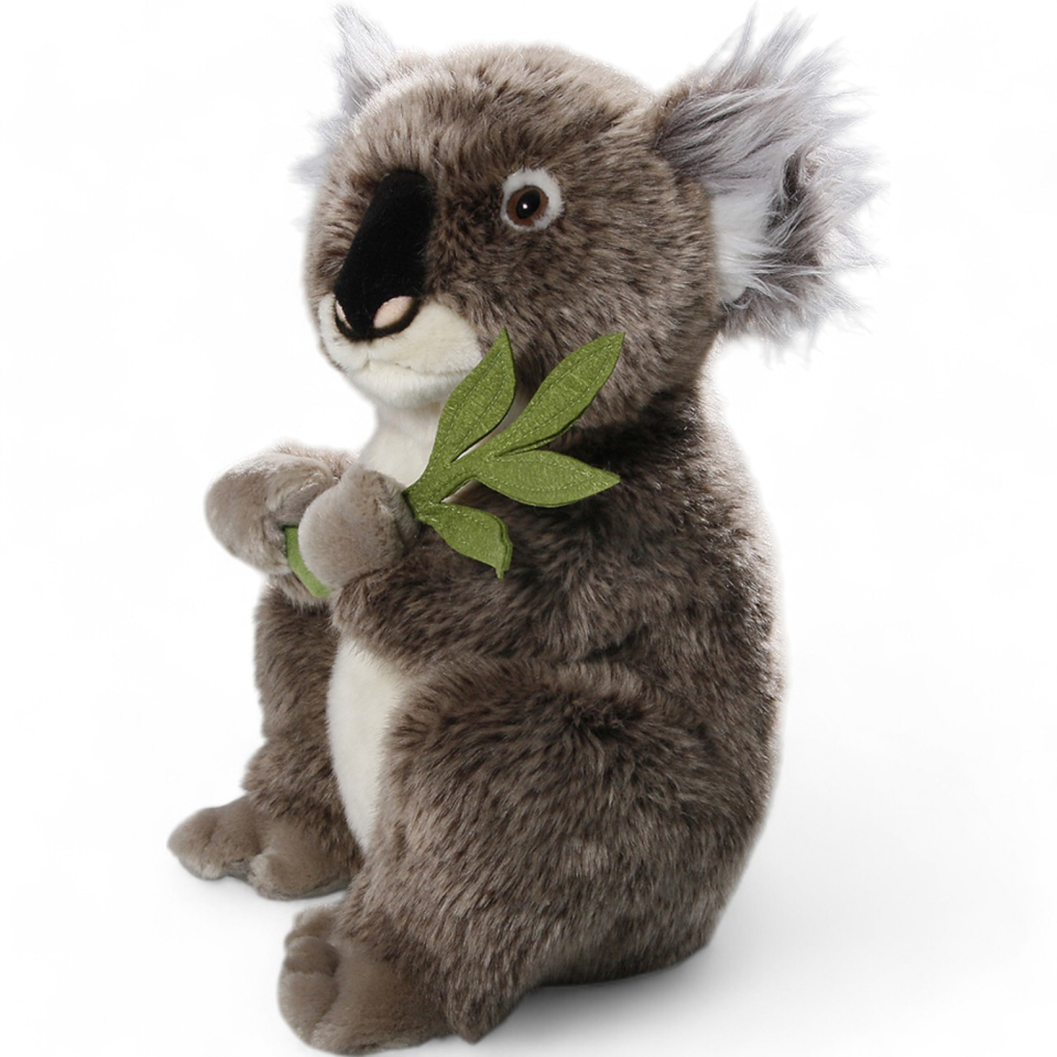 Plüschtier: Koala Bär mit Blatt | Kuscheltier | Stofftier