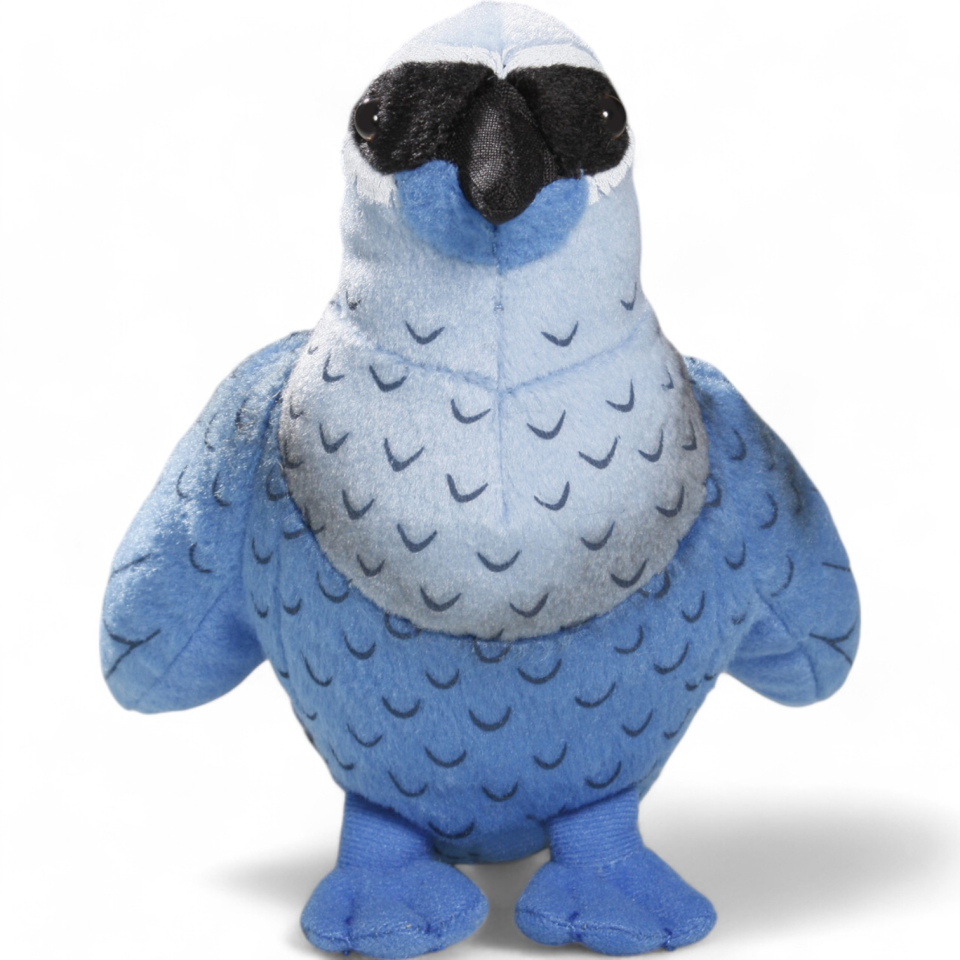 Plüschtier: Lappenkrähe, Kokako | Kuscheltier | Stofftier