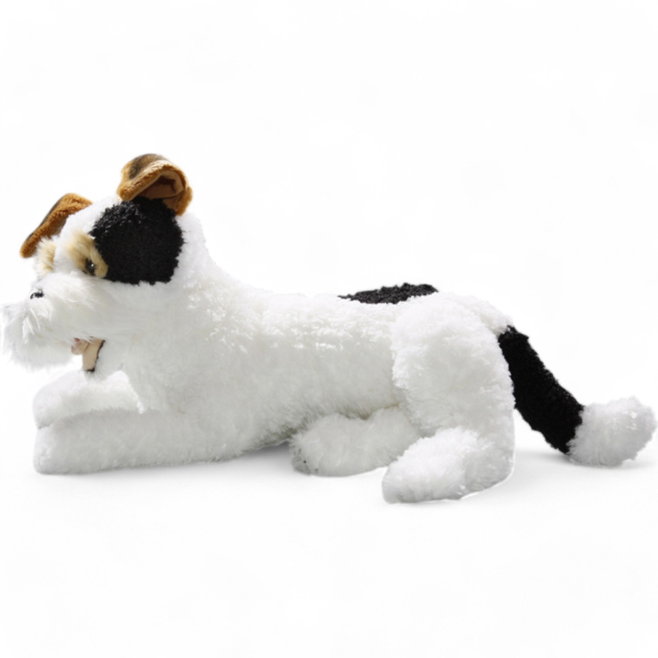 Plüschtier: Fox Terrier liegend | Kuscheltier | Stofftier