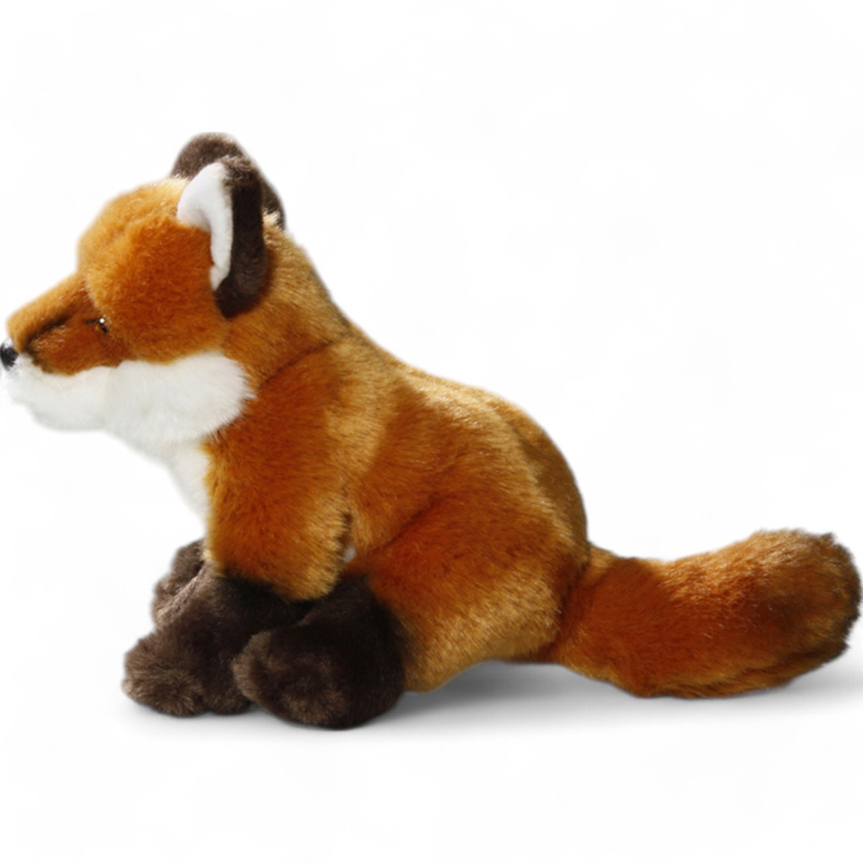 Plüschtier: Fuchs sitzend | Kuscheltier | Stofftier