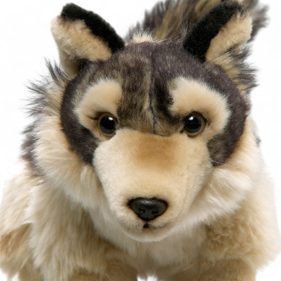 Plüschtier: Wolf stehend | Kuscheltier | Stofftier