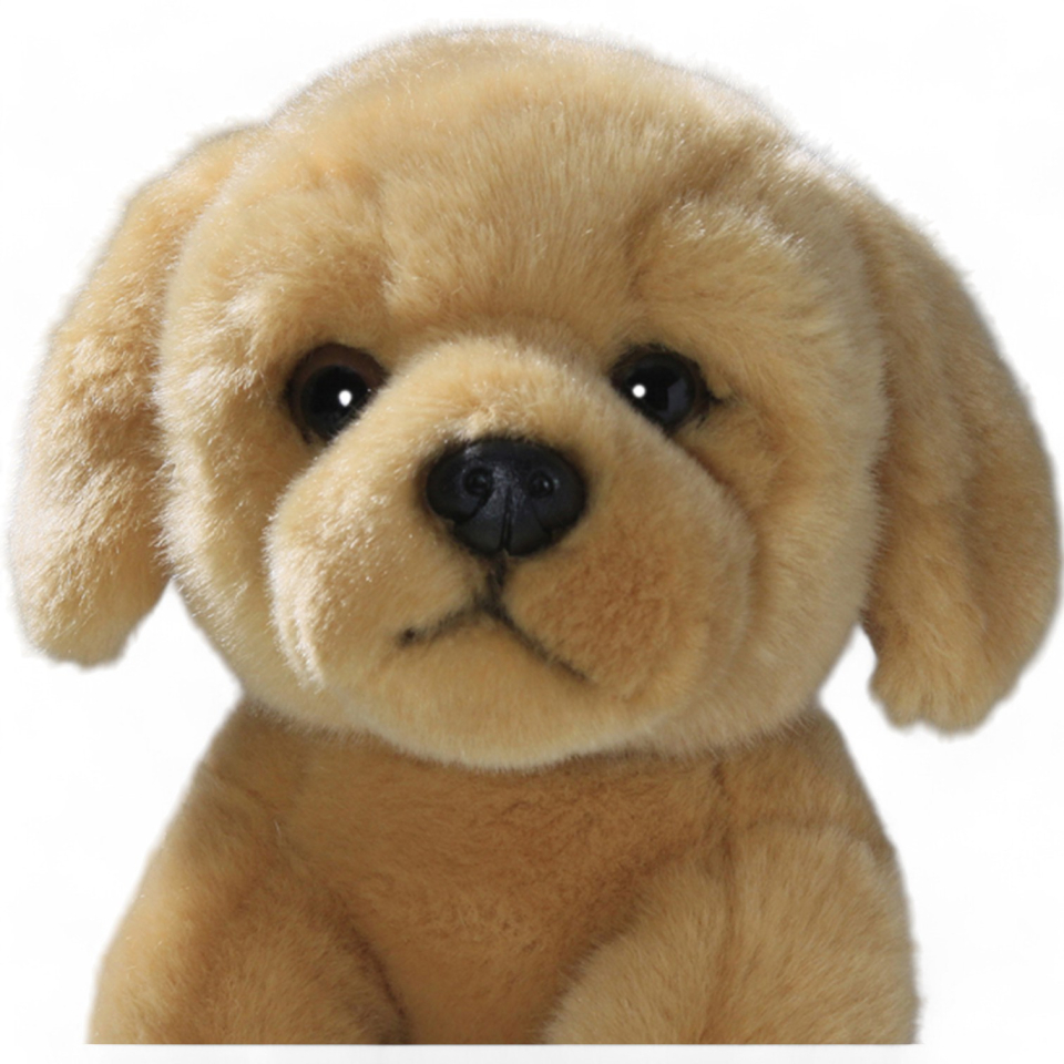 Plüschtier: Golden Retriever Welpe sitzend | Kuscheltier | Stofftier