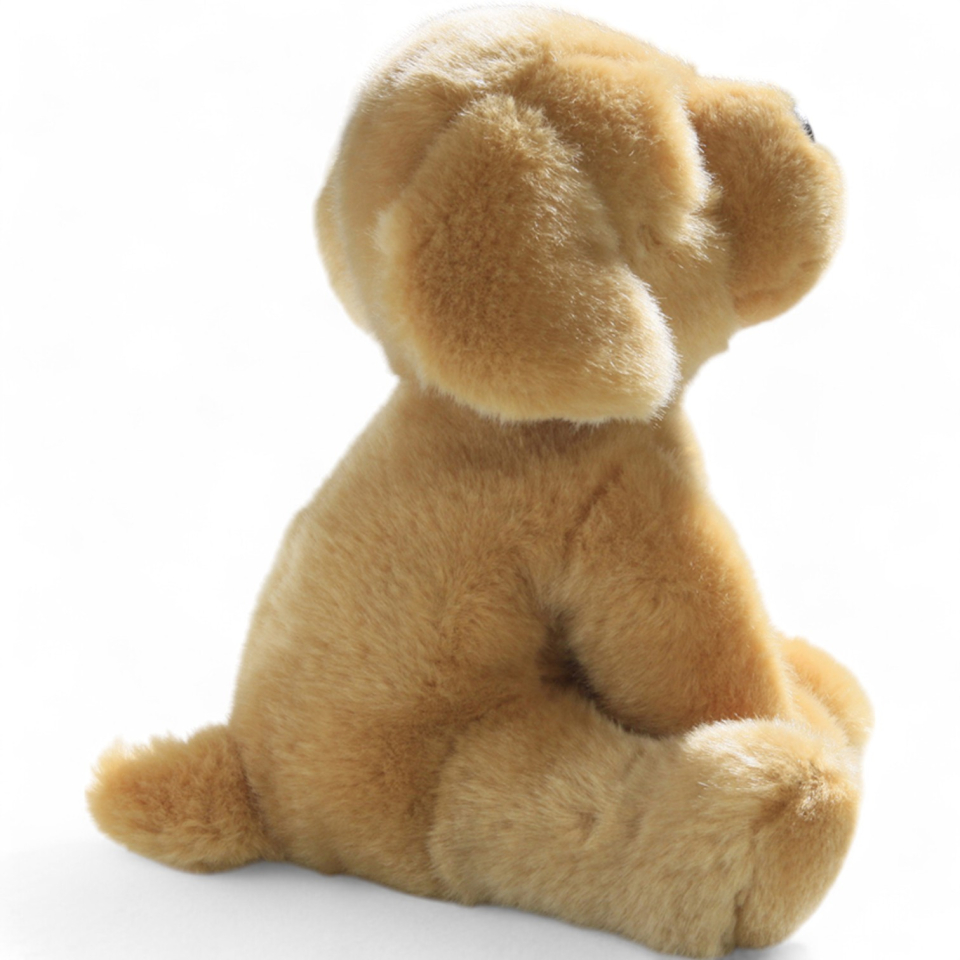 Plüschtier: Golden Retriever Welpe sitzend | Kuscheltier | Stofftier