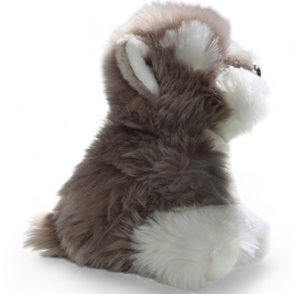 Plüschtier: Schnauzer Terrier Welpe sitzend | Kuscheltier | Stofftier