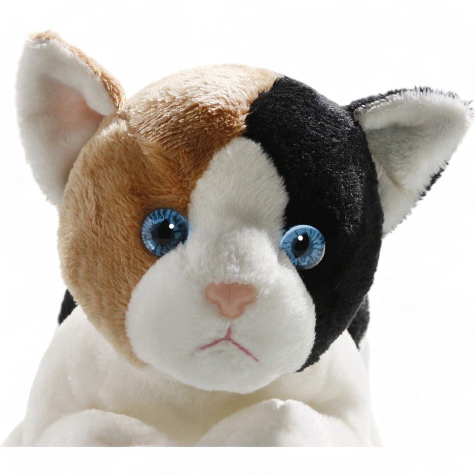 Plüschtier: Katze Calico schleichend | Kuscheltier | Stofftier