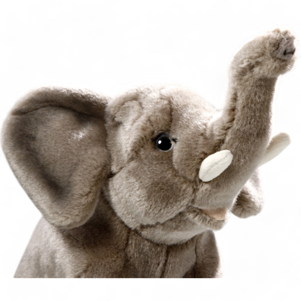 Plüschtier: Elefant sitzend | Kuscheltier | Stofftier