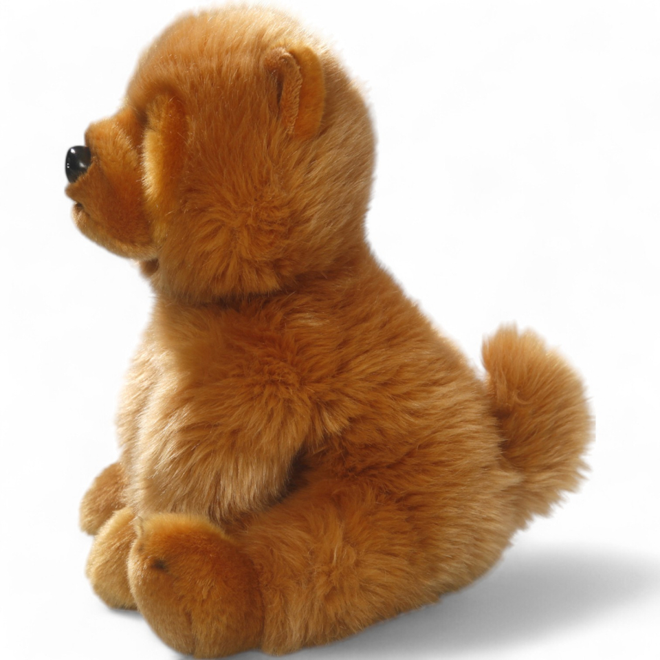 Plüschtier: Chow-Chow Hund sitzend | Kuscheltier | Stofftier
