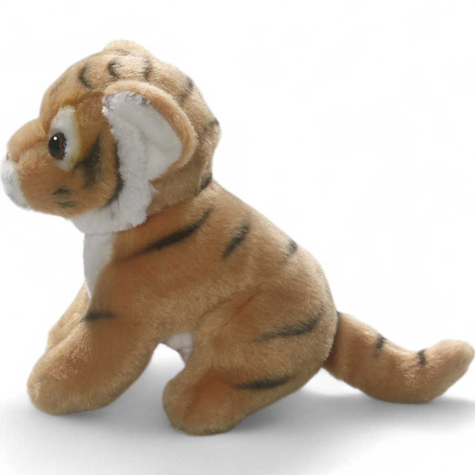 Tiger brown sitting | soft toy | stuffed animal | plush toy