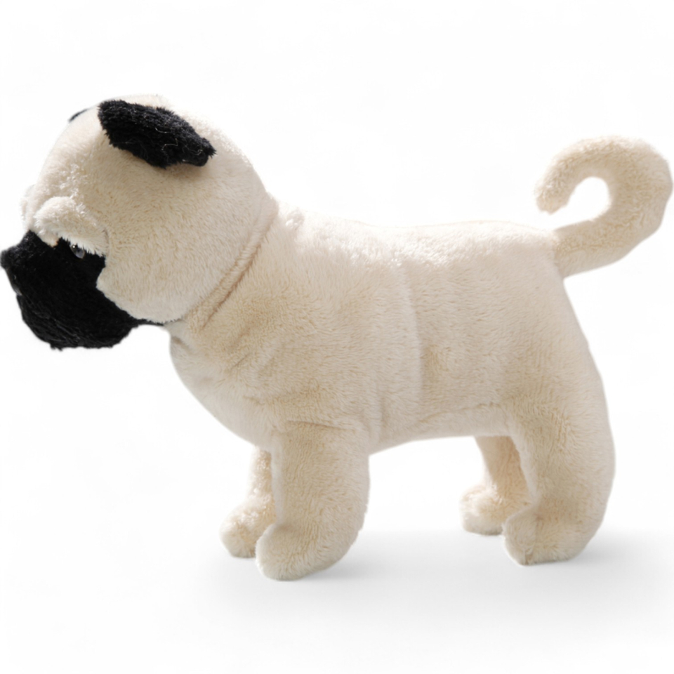 Pug standing | soft toy | stuffed animal | plush toy