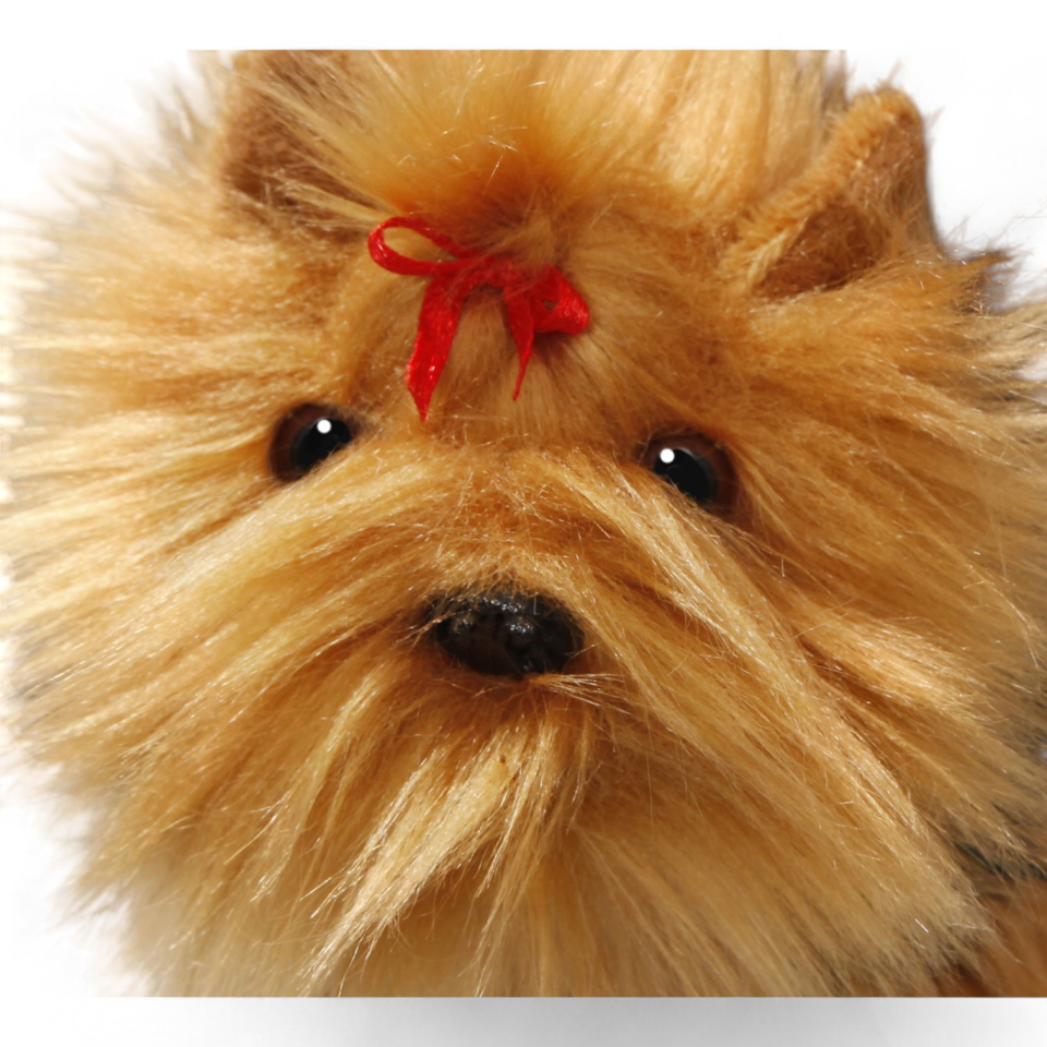 Plüschtier: Yorkshire Terrier stehend | Kuscheltier | Stofftier
