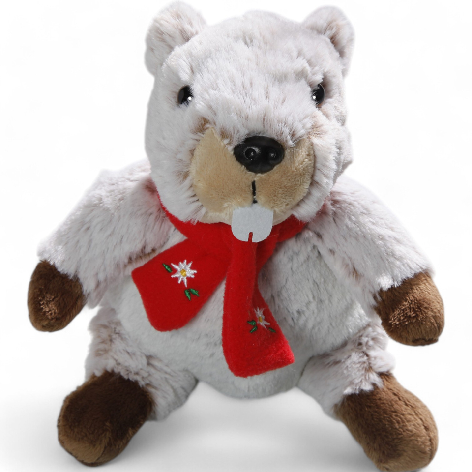 Marmot with Scarf | soft toy | stuffed animal | plush toy
