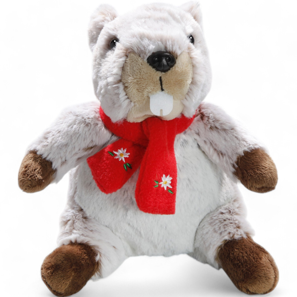 Marmot with Scarf | soft toy | stuffed animal | plush toy