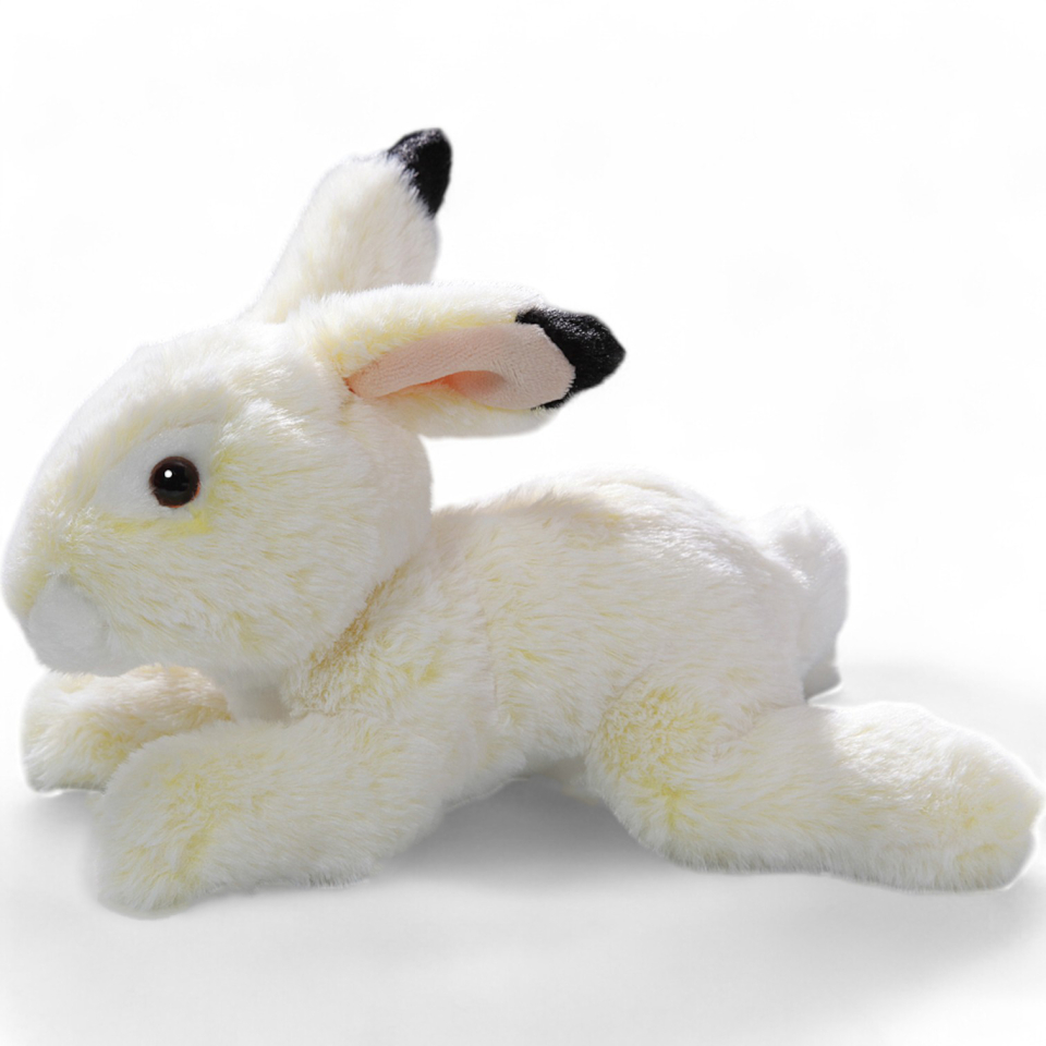 Plüschtier: Hase liegend beige | Kuscheltier | Stofftier