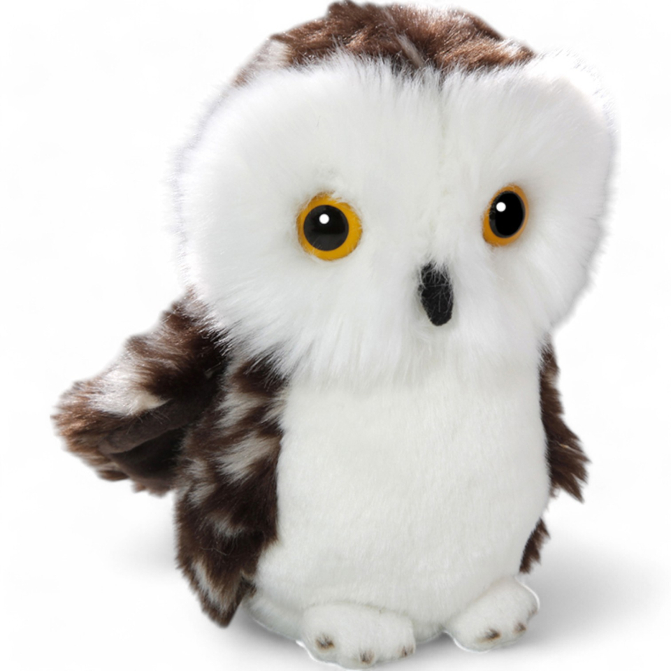 Owl brown-white | soft toy | stuffed animal | plush toy