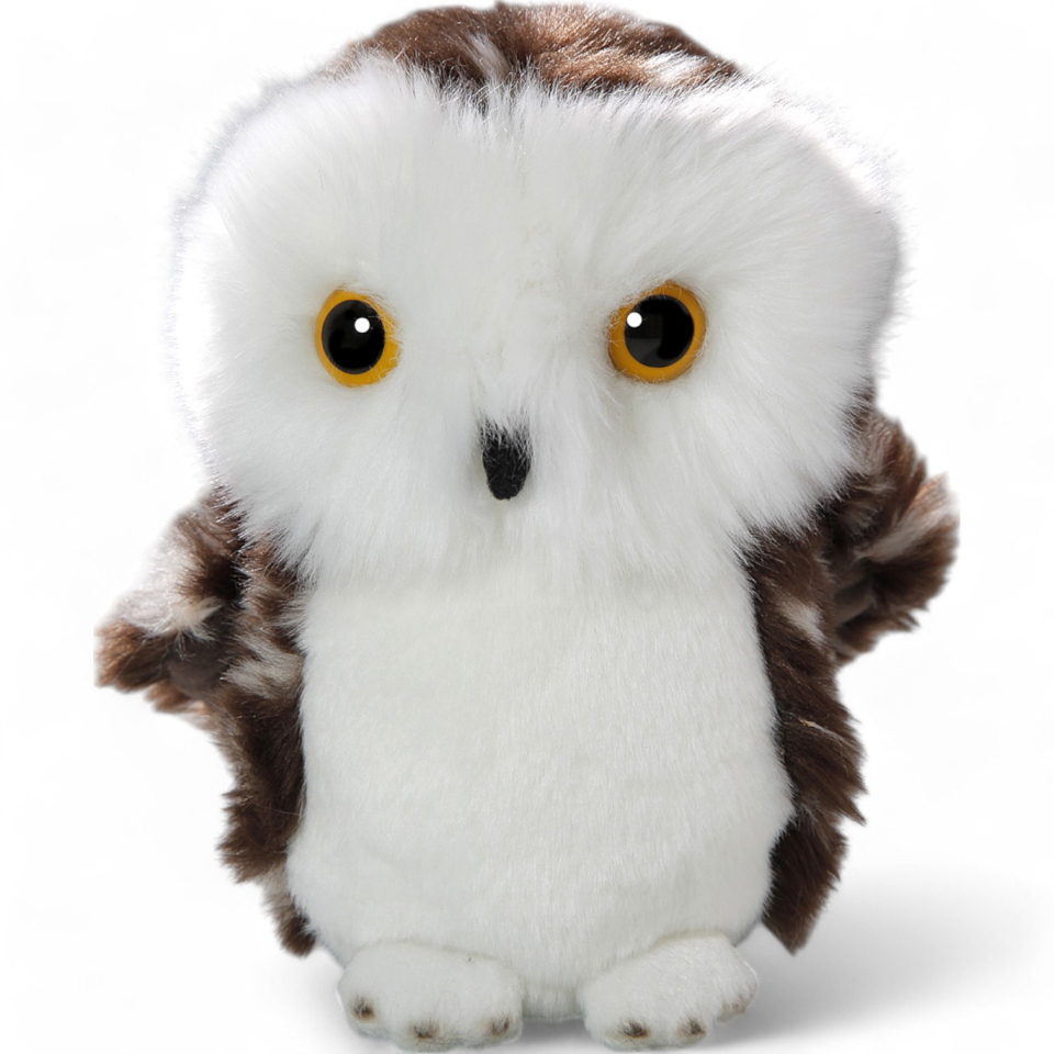 Owl brown-white | soft toy | stuffed animal | plush toy