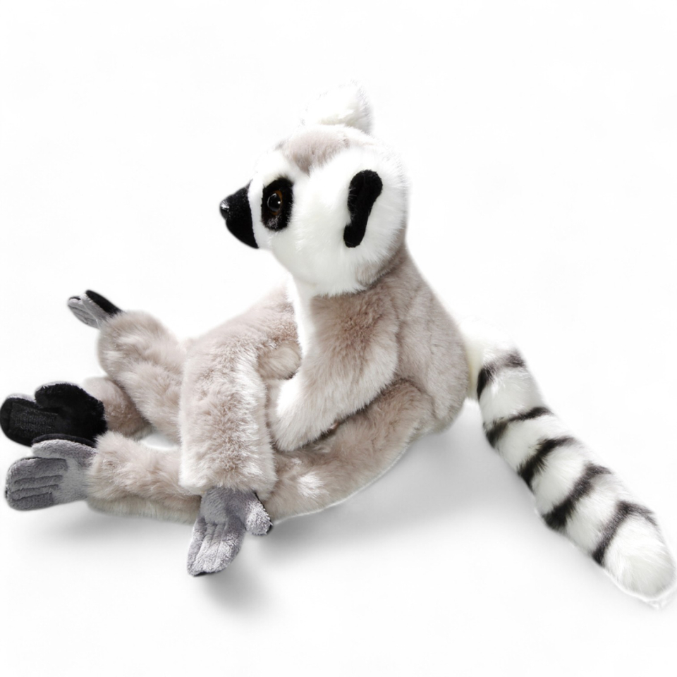 Katta, Lemur with hook and loop | soft toy | stuffed animal | plush toy