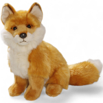 Fuchs sitzend, Plüschtier